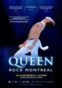 Il poster del film-concerto Queen. Rock Montreal.