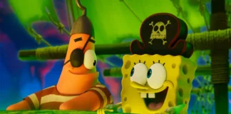 La spugna Spongebob nel film SpongeBob – Un’avventura da Pirati.