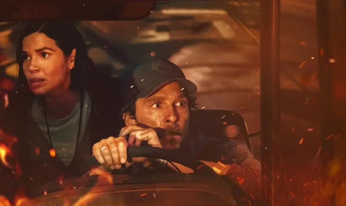 Matthew McConaughey nel film The Lost Bus.