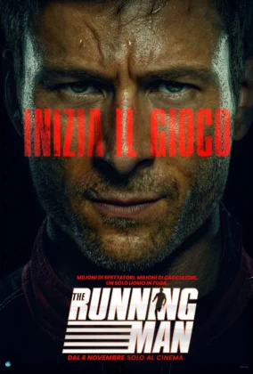 Il poster del film The Running Man.