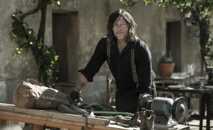 Norman Reedus nella serie The Walking Dead: Daryl Dixon.