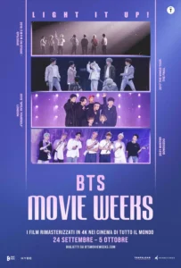 Il poster del film BTS Movie Weeks,
