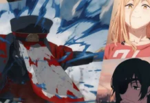 Una immagine tratta dall'anime Chainsaw Man – The Compilation.