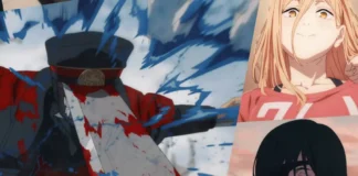 Una immagine tratta dall'anime Chainsaw Man – The Compilation.