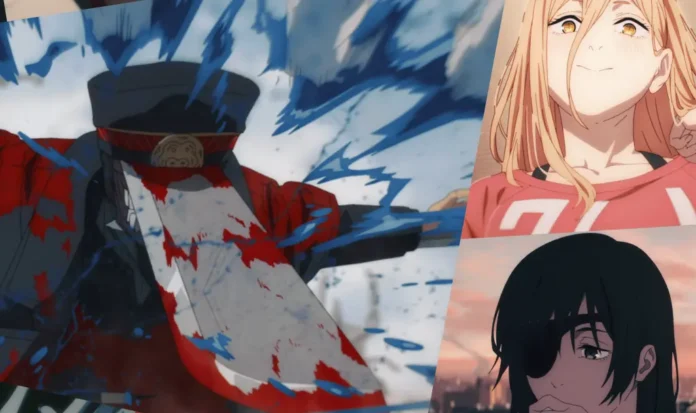 Una immagine tratta dall'anime Chainsaw Man – The Compilation.