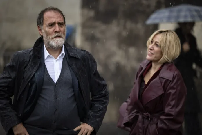 Valerio Mastandrea e Valeria Bruni Tedeschi nel film Cinque secondi.