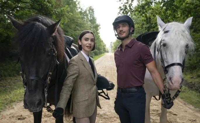 La terza foto della stagione 5 di Emily Paris.