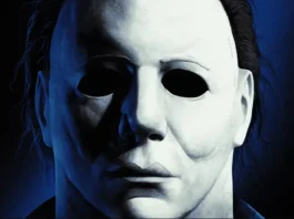 La maschera di Michael Myers nel videogioco Halloween.