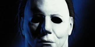 La maschera di Michael Myers nel videogioco Halloween.