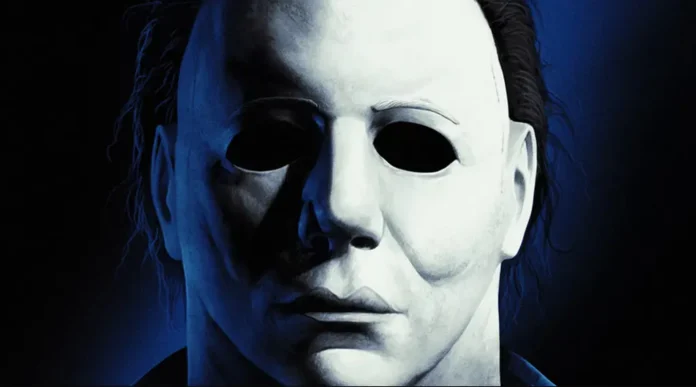 La maschera di Michael Myers nel videogioco Halloween.