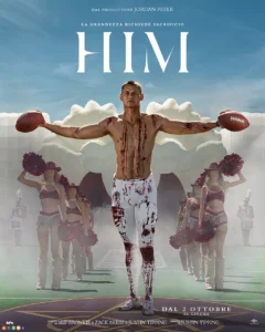 Il nuovo poster del film HIM con Tyriq Withers.