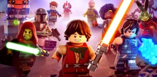 Una immagine del poster di LEGO Star Wars: Rebuild the Galaxy – Pieces of the Past.