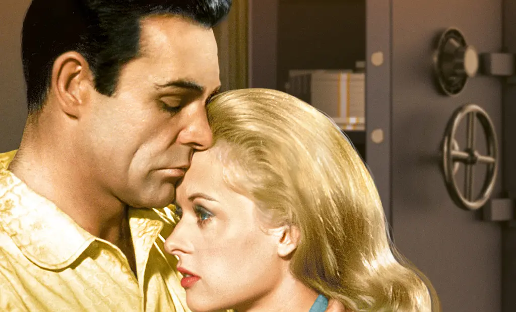 Una scena del film Marnie.