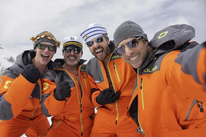 In foto i protagonisti del film Mountainhead.
