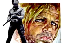 Una immagine dalla locandina del western Due volte Giuda.