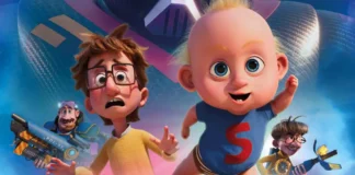 Il poster del film di animazione Super Charlie.
