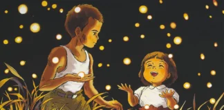 I protagonisti del film animato La tomba delle lucciole .