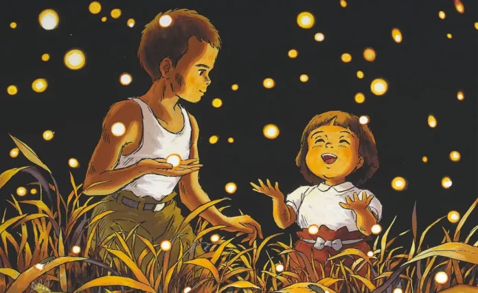 I protagonisti del film animato La tomba delle lucciole .