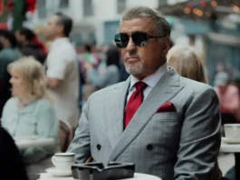 Sylvester Stallone nella terza stagione di Tulsa King.