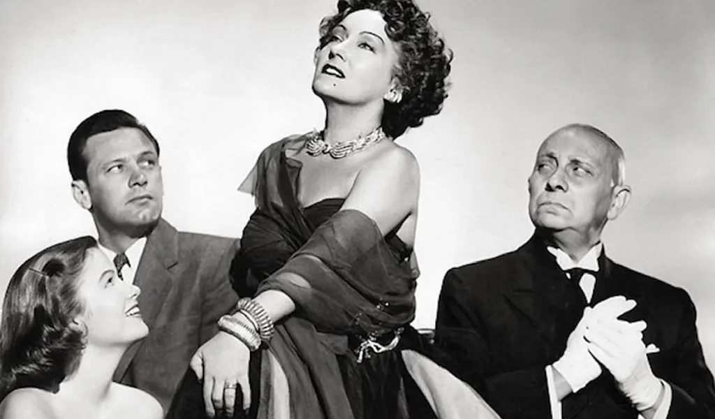 Una scena dal film Viale del tramonto.