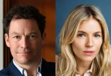 Dominic West e Sienna Miller nella serie Sky War.