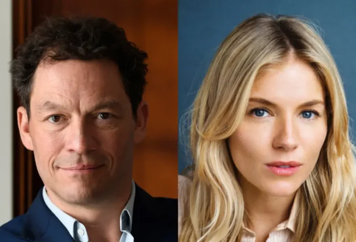 Dominic West e Sienna Miller nella serie Sky War.