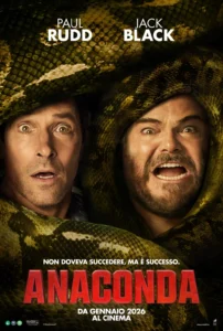 Il poster del film del 2025 Anaconda.