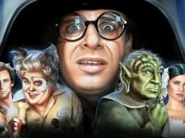 In foto il poster del film Balle Spaziali.