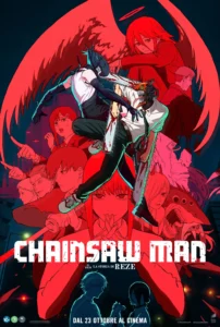 Il poster dell'anime Chainsaw Man - Il Film: La Storia di Reze.