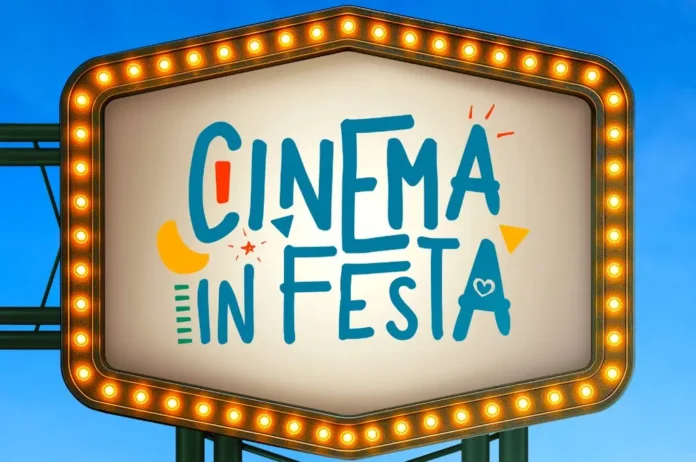 Il poster dell'iniziativa Cinema in festa.