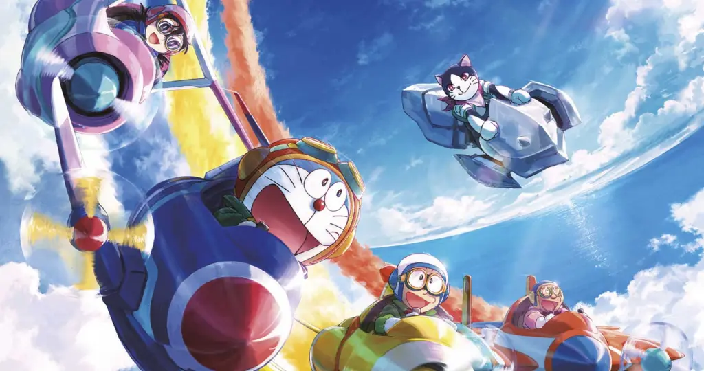 La cover della versione homevideo di Doraemon Il Film - Nobita e l’utopia celeste.
