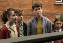 In foto i protagonisti della serie Lucca Comics & Games.