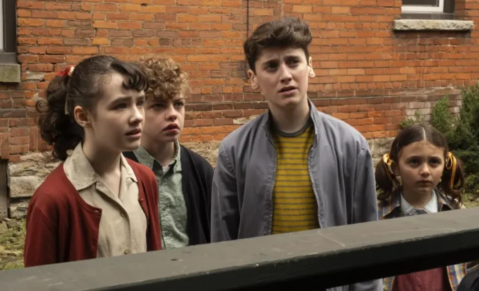 In foto i protagonisti della serie Lucca Comics & Games.