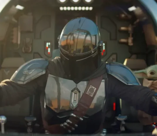 Pedro Pascal nel film Star Wars: The Mandalorian and Grogu.