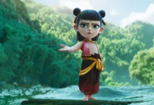 In foto la protagonista del film Ne Zha – L'ascesa del guerriero di fuoco.