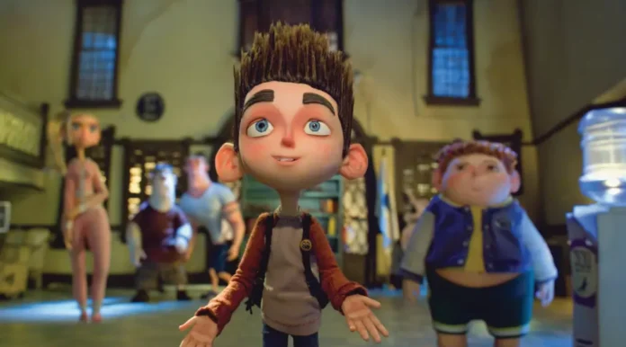 Il protagonista del film Paranorman.