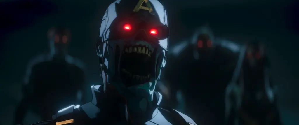 Captain America è uno zombie in Marvel Zombies.