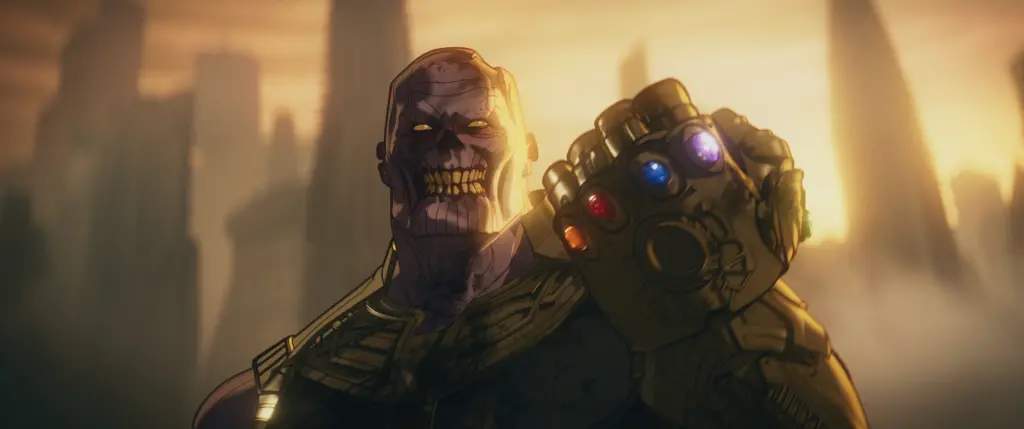 Thanos zombie nella serie Marvel Zombies.