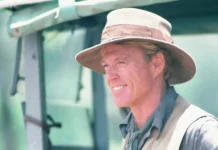 Robert Redford nel film La mia Africa.