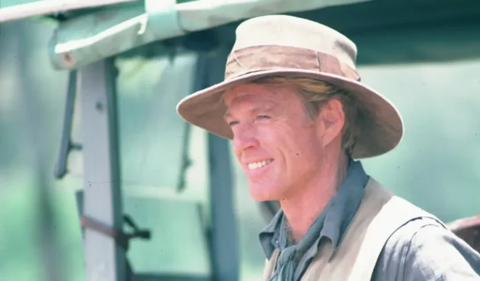 Robert Redford nel film La mia Africa.