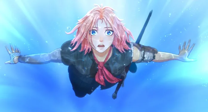 Una scena dal film di animazione Scarlet.