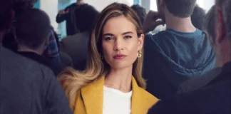 Lily James nel film Swiped.