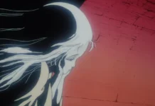 Una scena della versione in 4K dell'anime L'uovo dell'angelo.