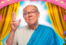 Carlo Verdone nel poster della stagione finale di Vita da Carlo.