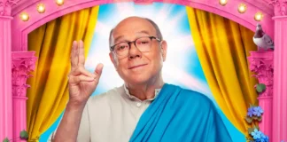 Carlo Verdone nel poster della stagione finale di Vita da Carlo.