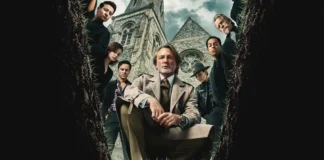 Daniel Craig nel teaser poster di Wake Up Dead Man - Knives Out.