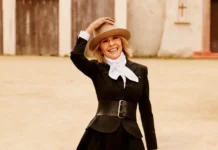 In foto l'attrice statunitense Diane Keaton.