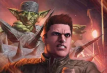 Il poster dell'audiolibro Dungeon Crawler Carl.