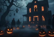 Halloween 2025: i film horror che raccontano le paure ataviche, dal buio ai clown Una immagine con spaventose zucche di Halloween.