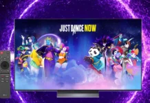 Una immagine della versione di Just Dance NOW per i televisori LG.